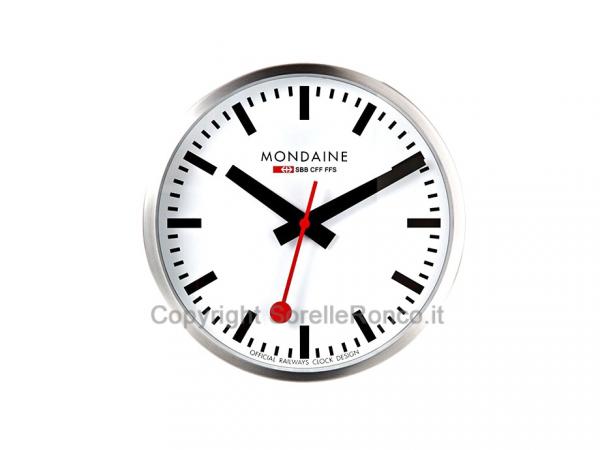 A995-CLOCK-16SBB - Orologio Mondaine WallClock Stop2Go 25cm